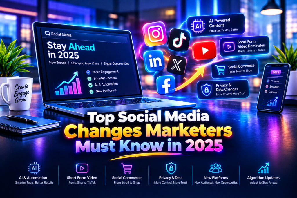 Top Social Media Changes Marketers Must Know in 2025